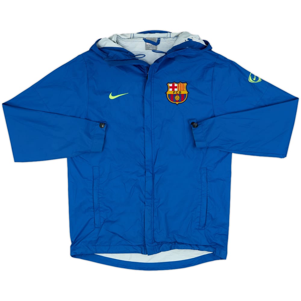 2009-10 Barcelona Nike Hooded Rain Jacket - 8/10 - (XS)