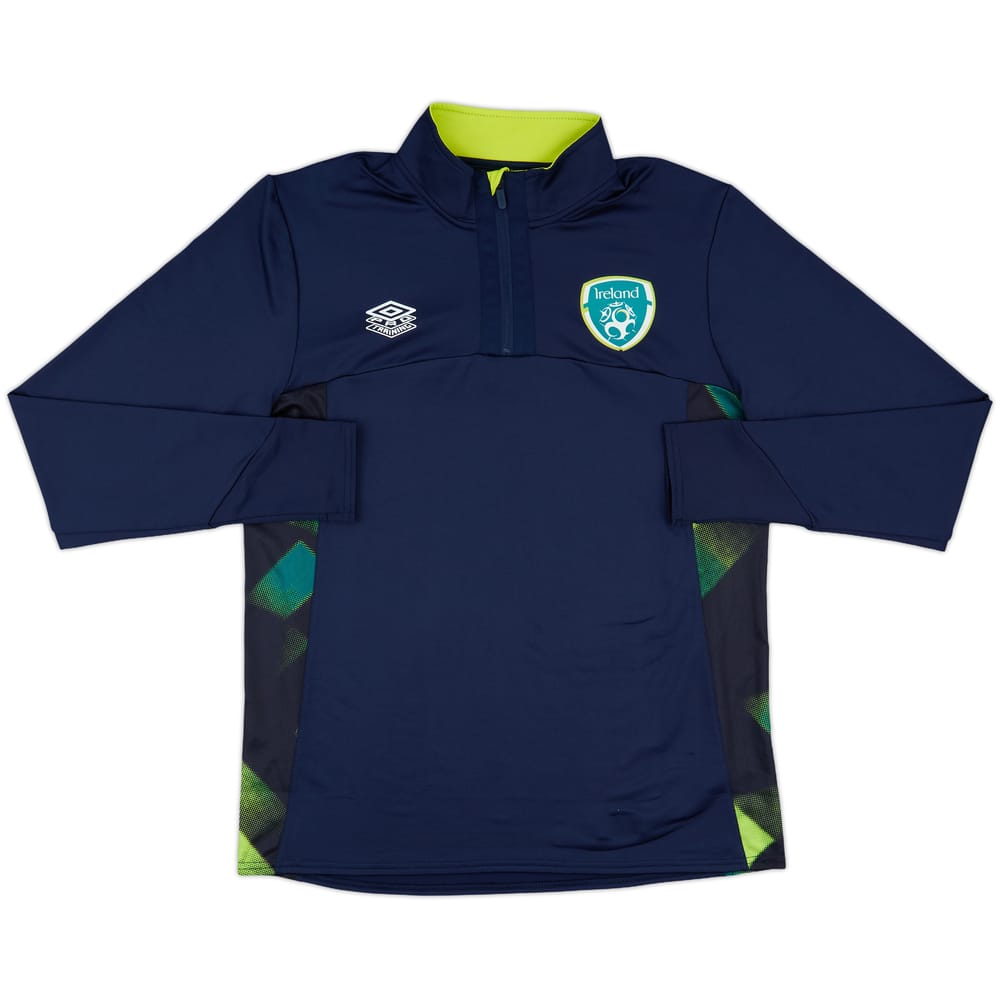2021-22 Ireland Umbro 1/4 Zip Drill Top - 9/10 - (L)