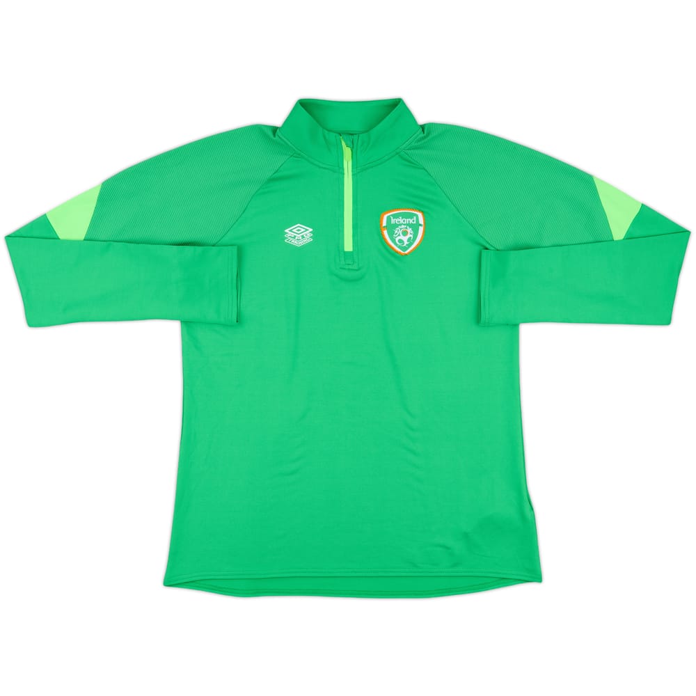 2021-22 Ireland Umbro 1/4 Zip Drill Top - 9/10 - (Women's M)