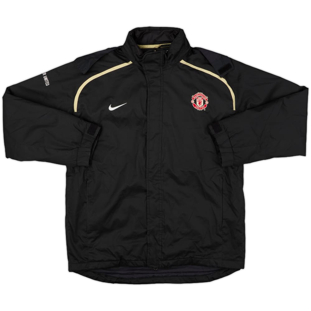 2006-07 Manchester United Nike Hooded Rain Jacket - 8/10 - (M)