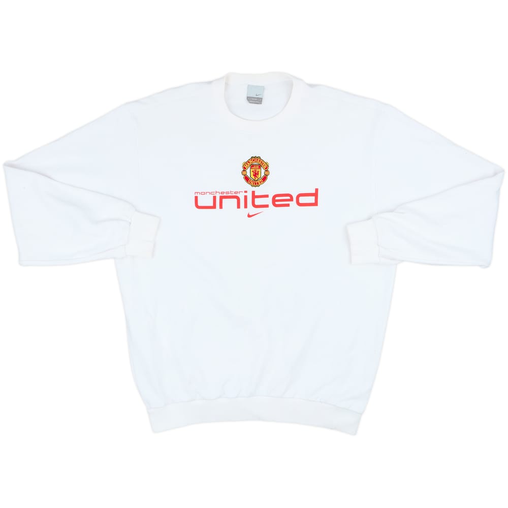 2002-03 Manchester United Nike Sweat Top - 6/10 - (XL)