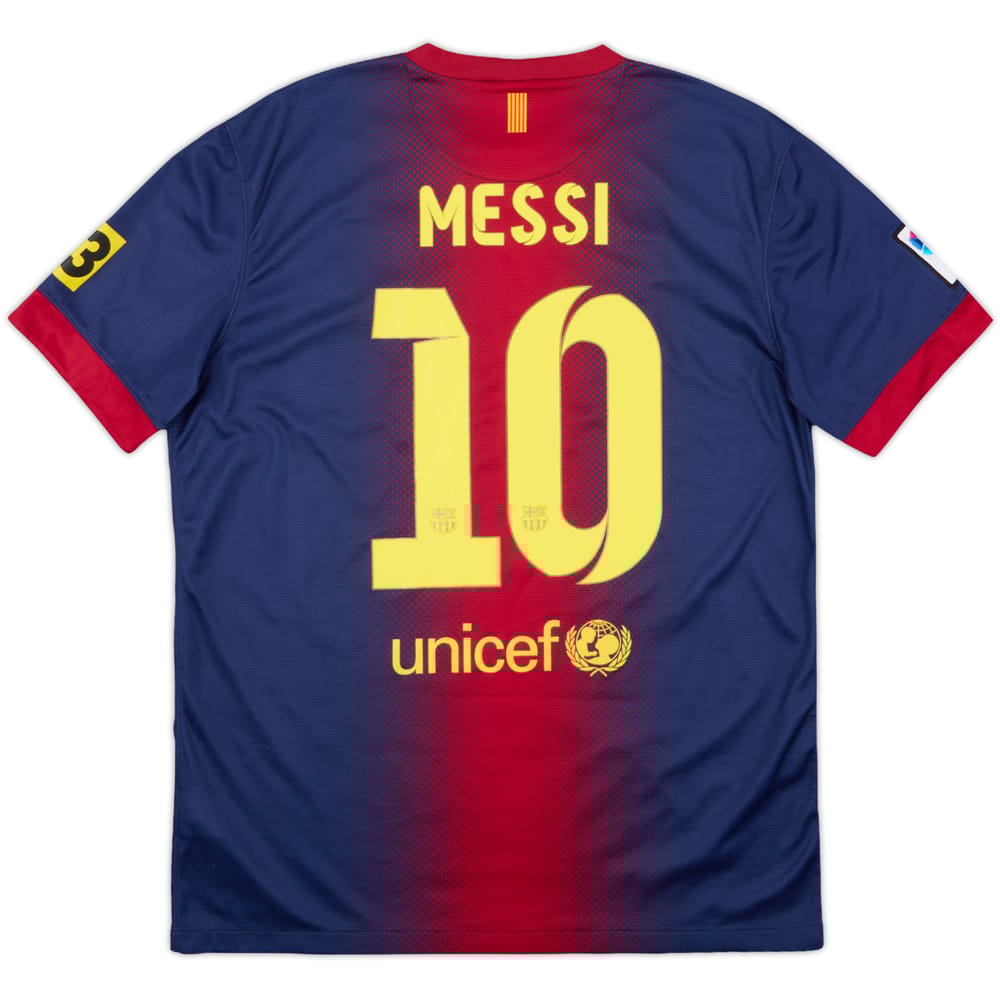 2012-13 Barcelona Home Shirt Messi #10 - 8/10 - (L)