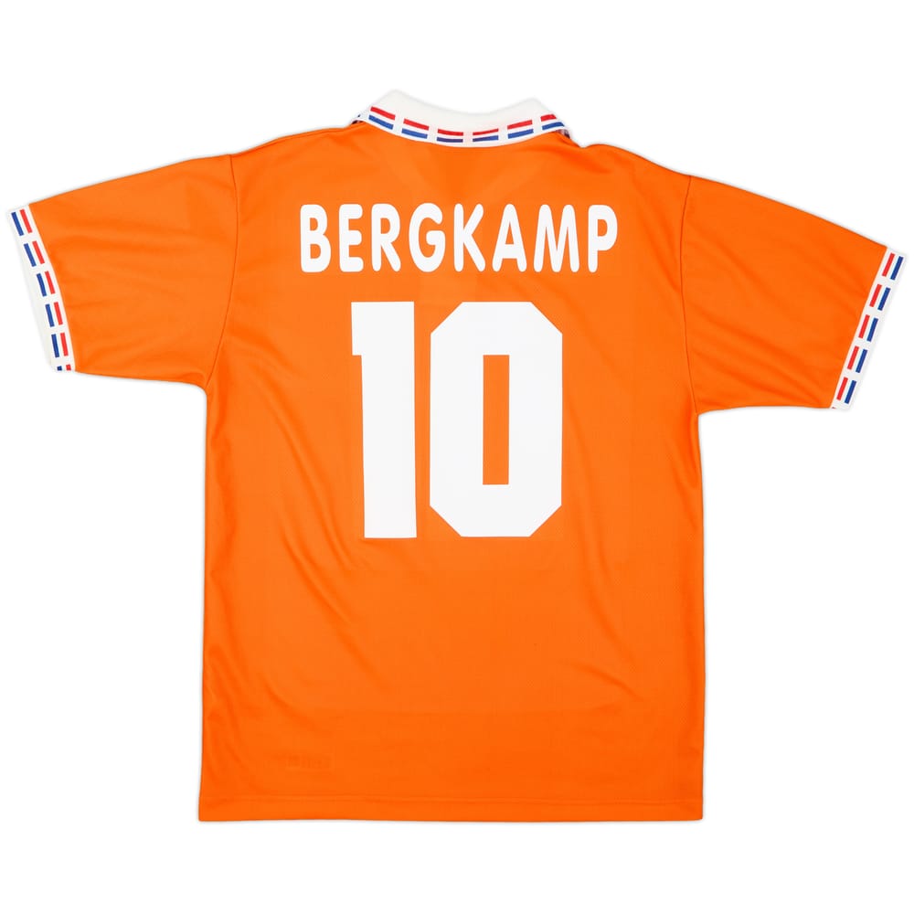 1996 Netherlands Home Shirt Bergkamp #10 - 9/10 - (L)