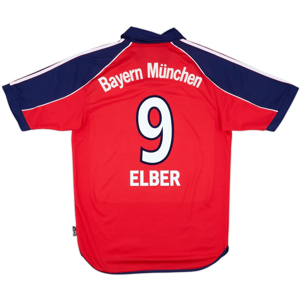 1999-01 Bayern Munich Home Shirt Elber #9 - 8/10 - (S)