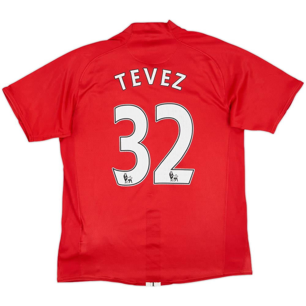 2007-09 Manchester United Home Shirt Tevez #32 - 5/10 - (M)