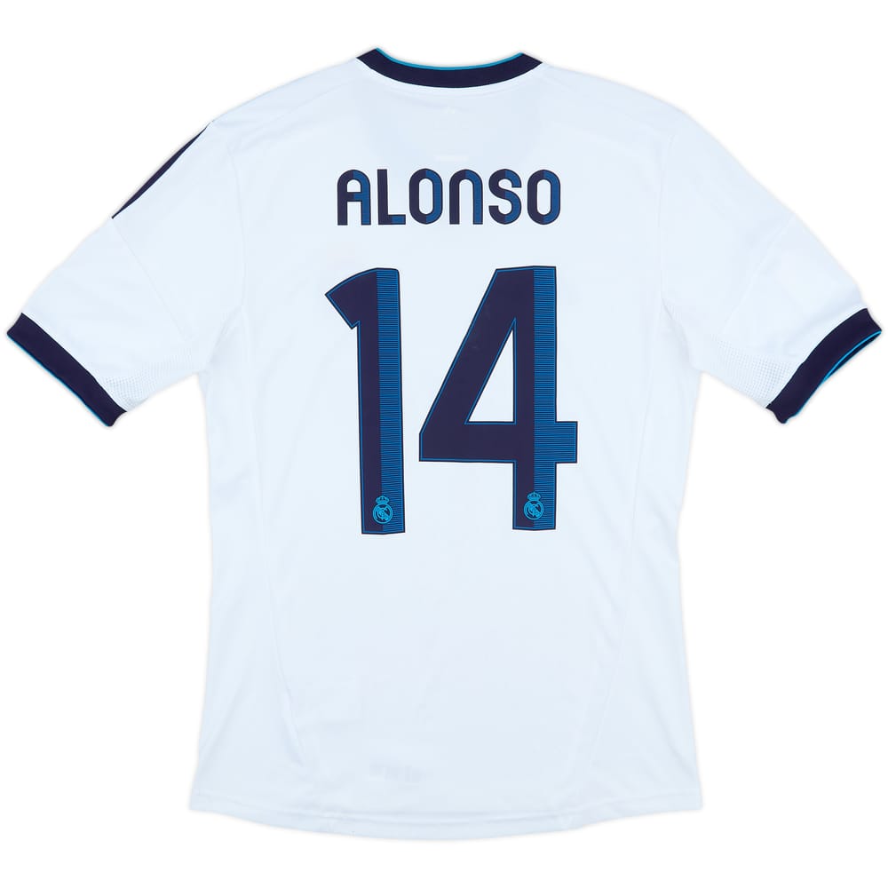 2012-13 Real Madrid Home Shirt Alonso #14 - 6/10 - (S)