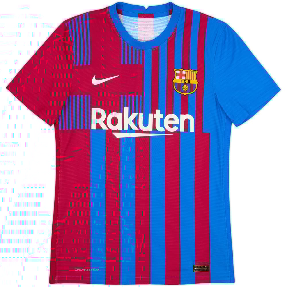 2021-22 Barcelona Authentic Home Shirt - 8/10 - (S)