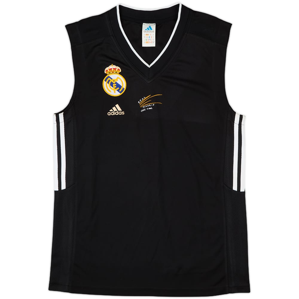 2002-03 Real Madrid adidas Basketball Vest - 8/10 - (S)