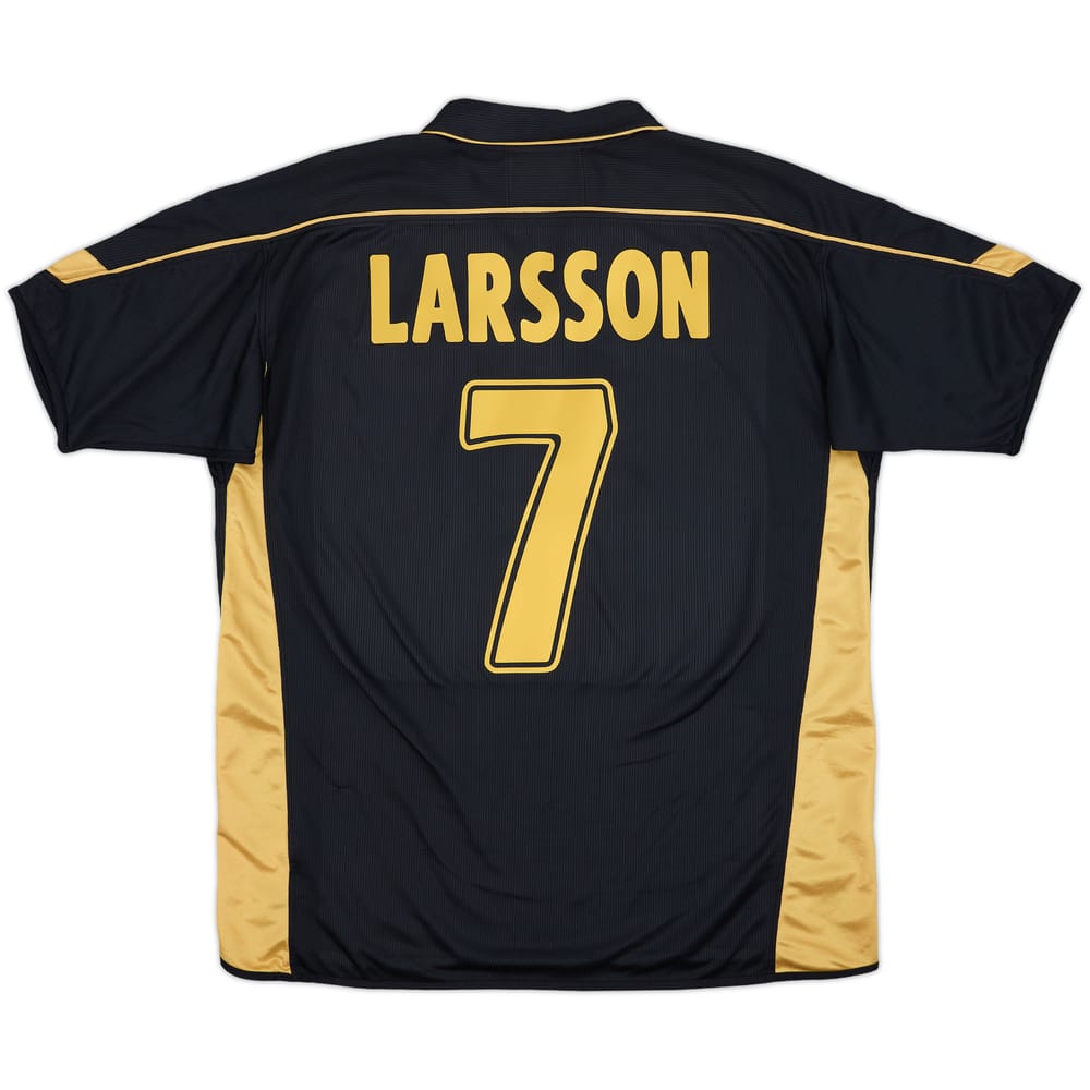 2003-04 Celtic Away Shirt Larsson #7 - 8/10 - (L)