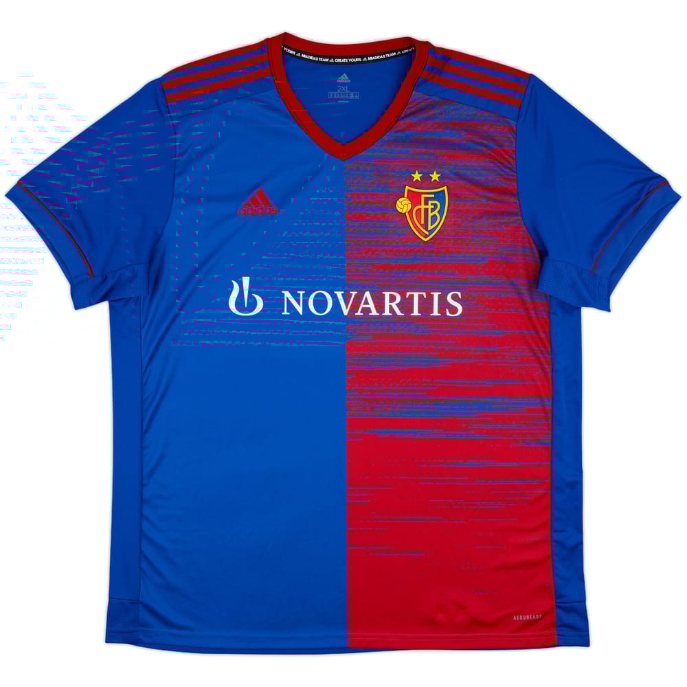 2020-21 FC Basel Home Shirt - 8/10 - (XXL)
