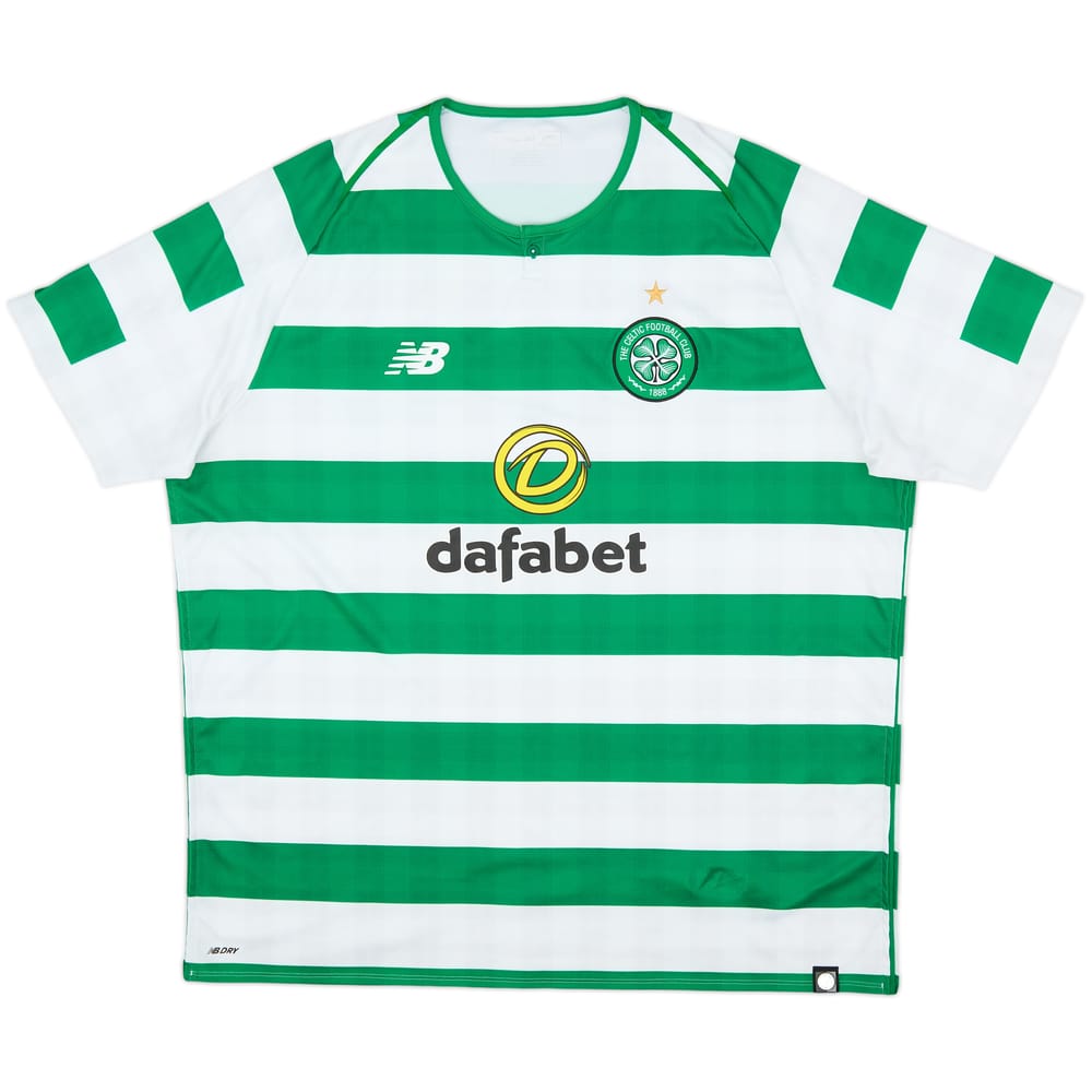 2018-19 Celtic Home Shirt - 8/10 - (XXL)
