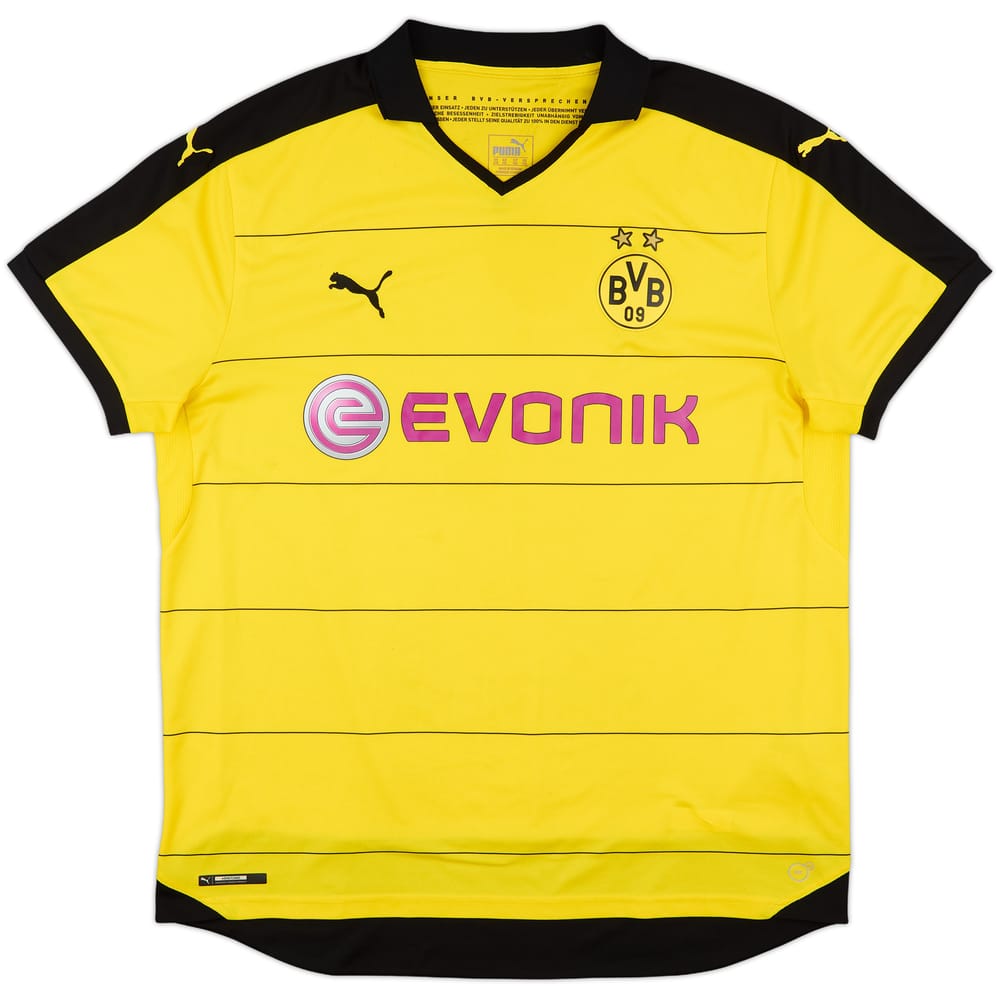 2015-16 Borussia Dortmund Home Shirt - 8/10 - (XXL)