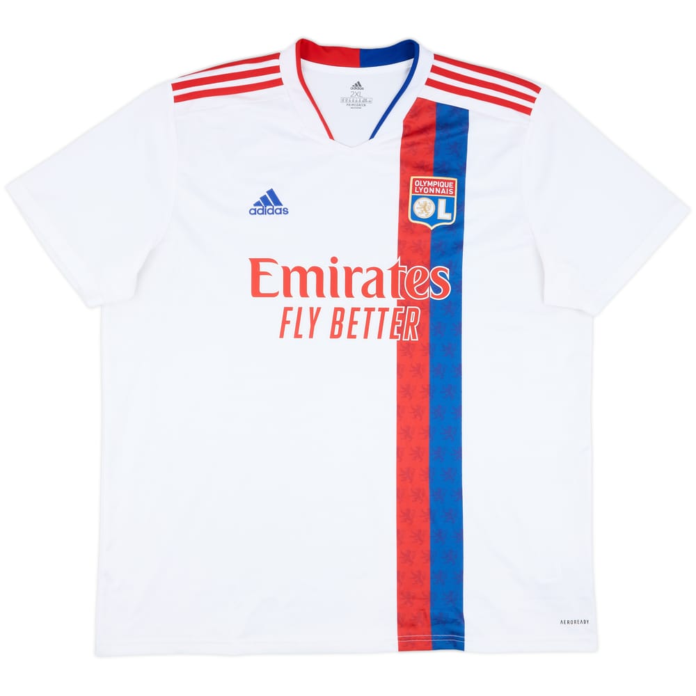 2021-22 Lyon Home Shirt - 8/10 - (XXL)