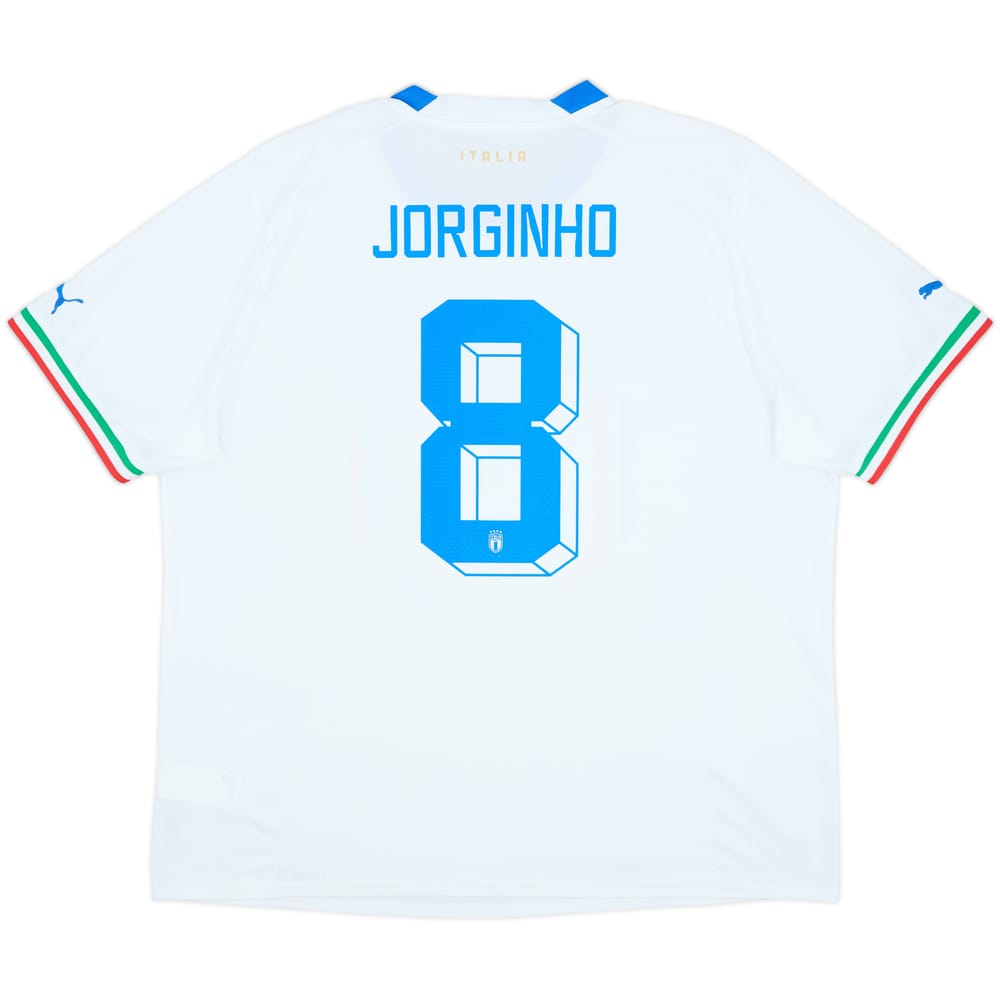 2022-23 Italy Away Shirt Jorginho #8 - 9/10 - (XXL)