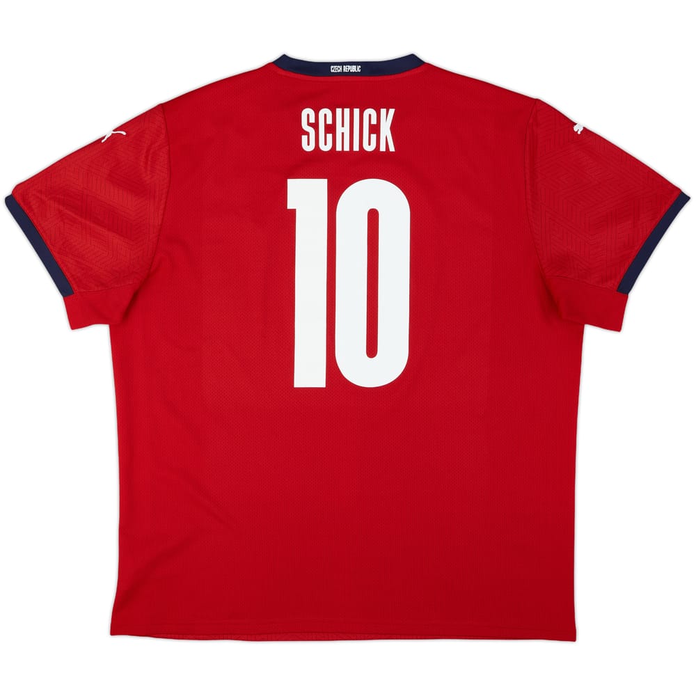 2020-22 Czech Republic Home Shirt Schick #10 - 9/10 - (XXL)