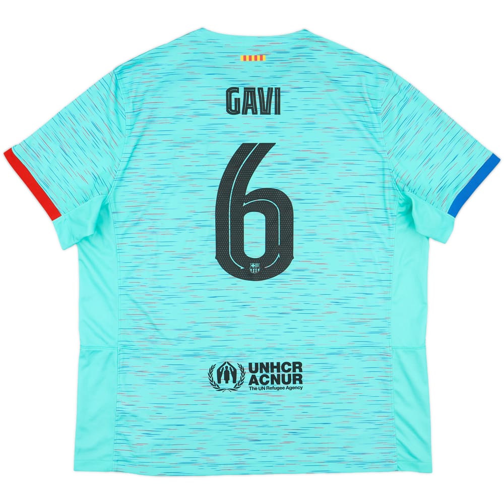 2023-24 Barcelona Third Shirt Gavi #6 - 9/10 - (XXL)