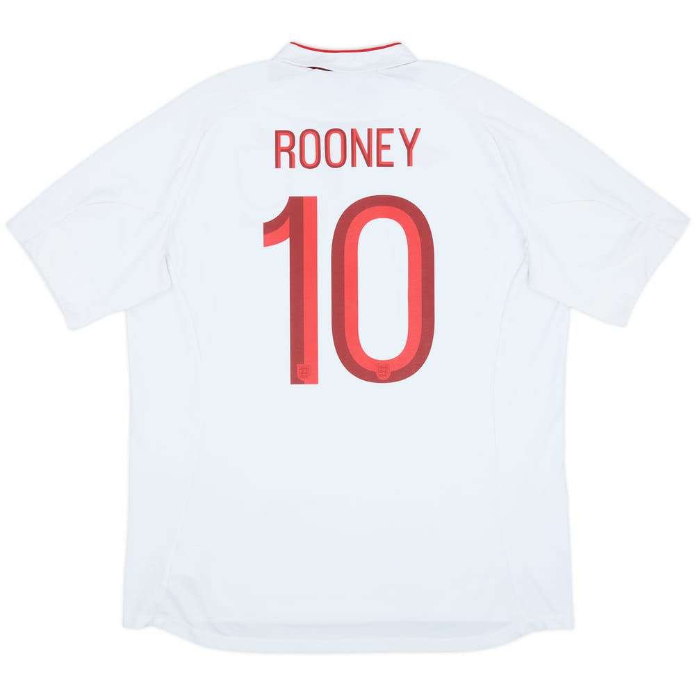 2012-13 England Home Shirt Rooney #10 - 7/10 - (XXL)