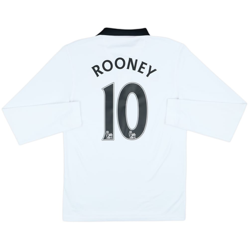 2014-15 Manchester United Away L/S Shirt Rooney #10 - 8/10 - (S)