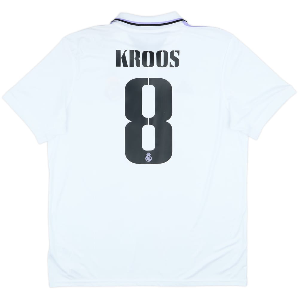 2022-23 Real Madrid Home Shirt Kroos #8 (XL)