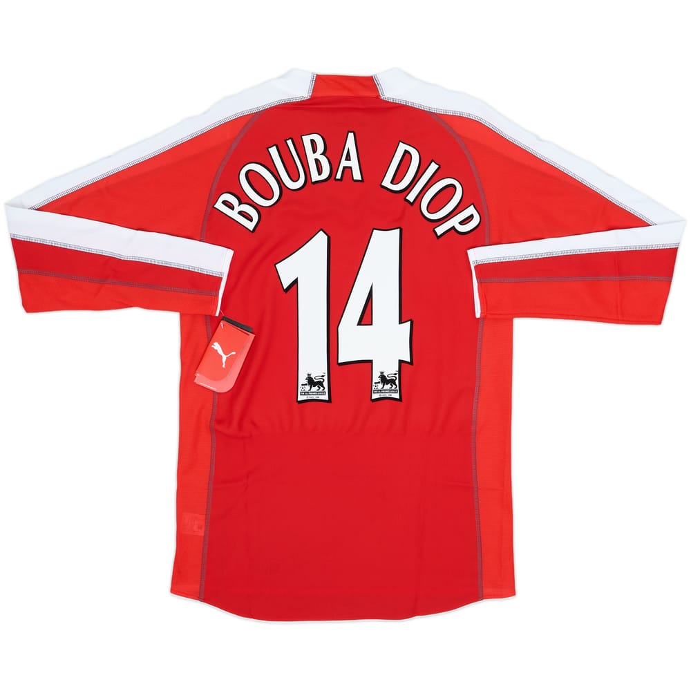 2005-06 Fulham Away L/S Shirt Bouba Diop #14 (M)