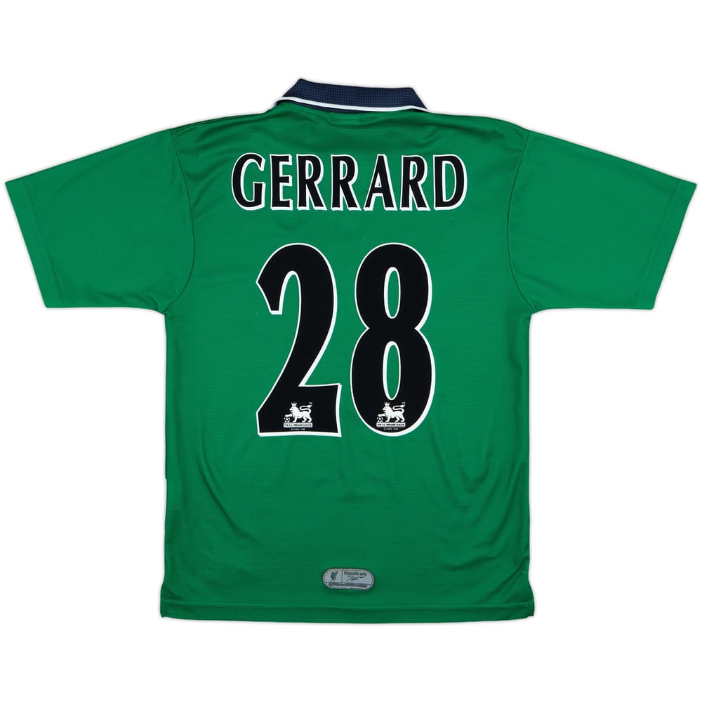 1999-00 Liverpool Away Shirt Gerrard #28 - 7/10 - (S)