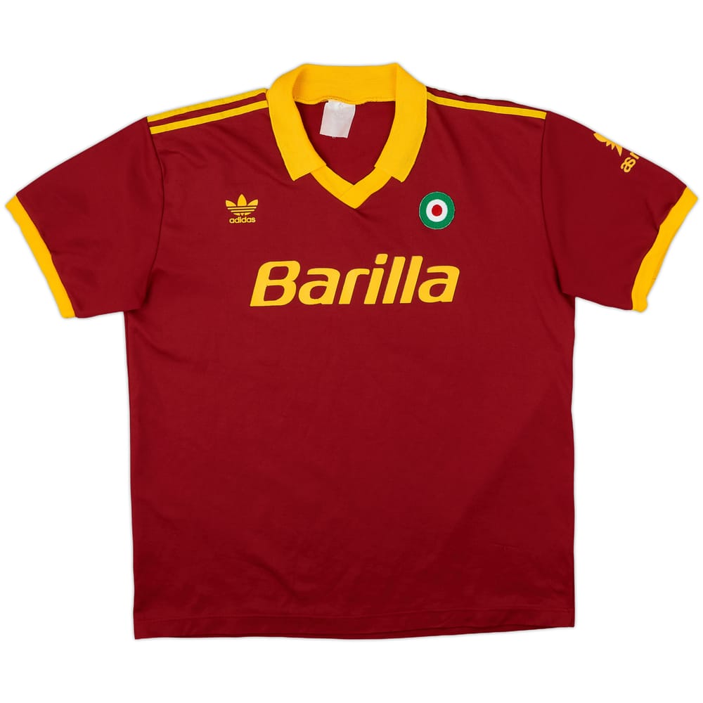 1991-92 Roma Home Shirt - 7/10 - (XL)