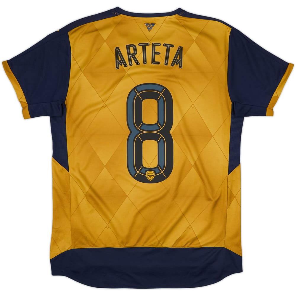 2015-16 Arsenal Away Shirt Arteta #8 - 6/10 - (M)
