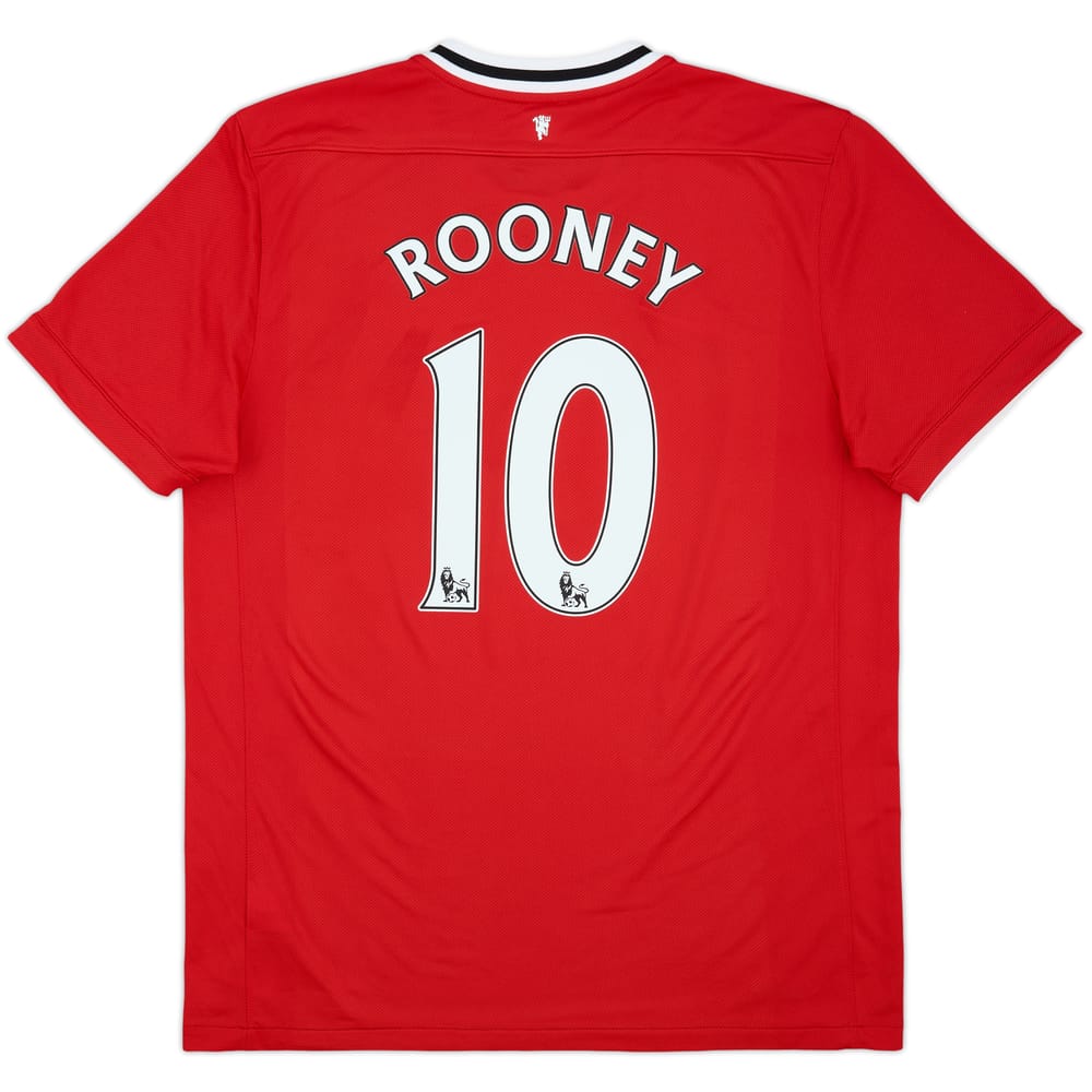 2011-12 Manchester United Home Shirt Rooney #10 - 6/10 - (XL)
