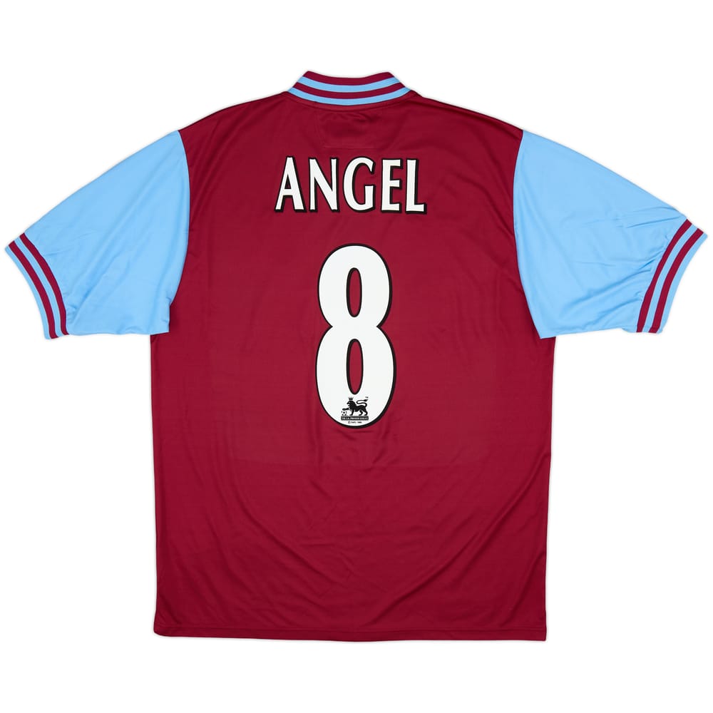 2002-03 Aston Villa Home Shirt Angel #8 - 8/10 - (M)