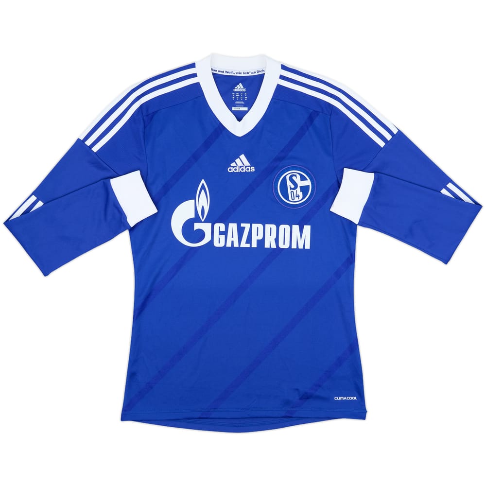 2012-14 Schalke Home L/S Shirt - 10/10 - (S)