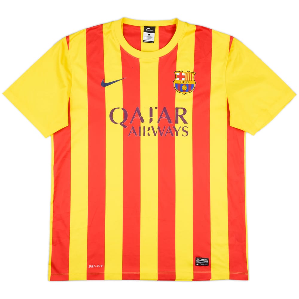 2013-15 Barcelona Basic Away Shirt - 5/10 - (L)