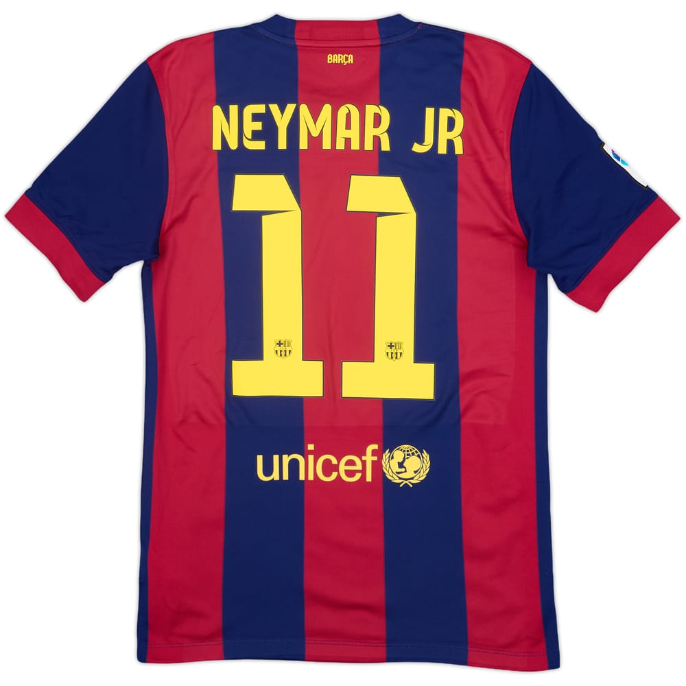 2014-15 Barcelona Home Shirt Neymar Jr #11 - 8/10 - (S)