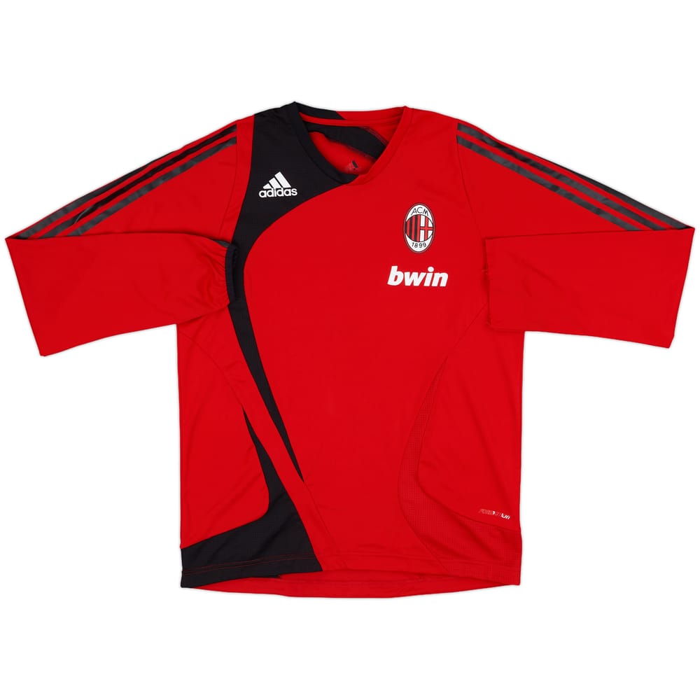 2007-08 AC Milan adidas Formotion Training L/S Shirt - 8/10 - (M)
