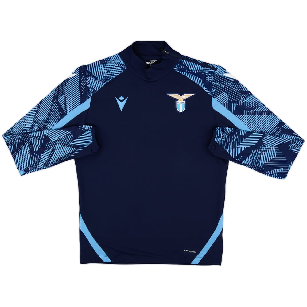 2019-20 Lazio Macron 1/4 Zip Drill Top - 9/10 - (S)