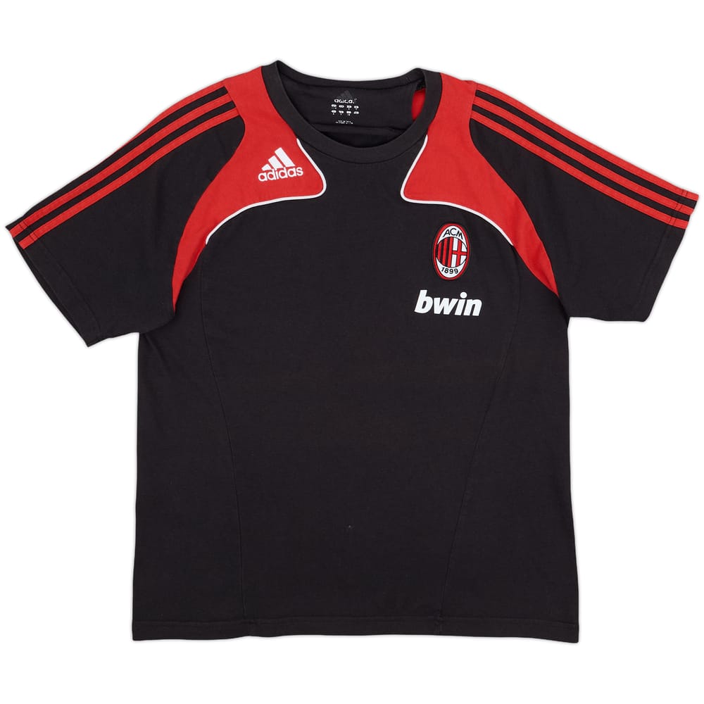 2008-09 AC Milan adidas Cotton Tee - 7/10 - (L)