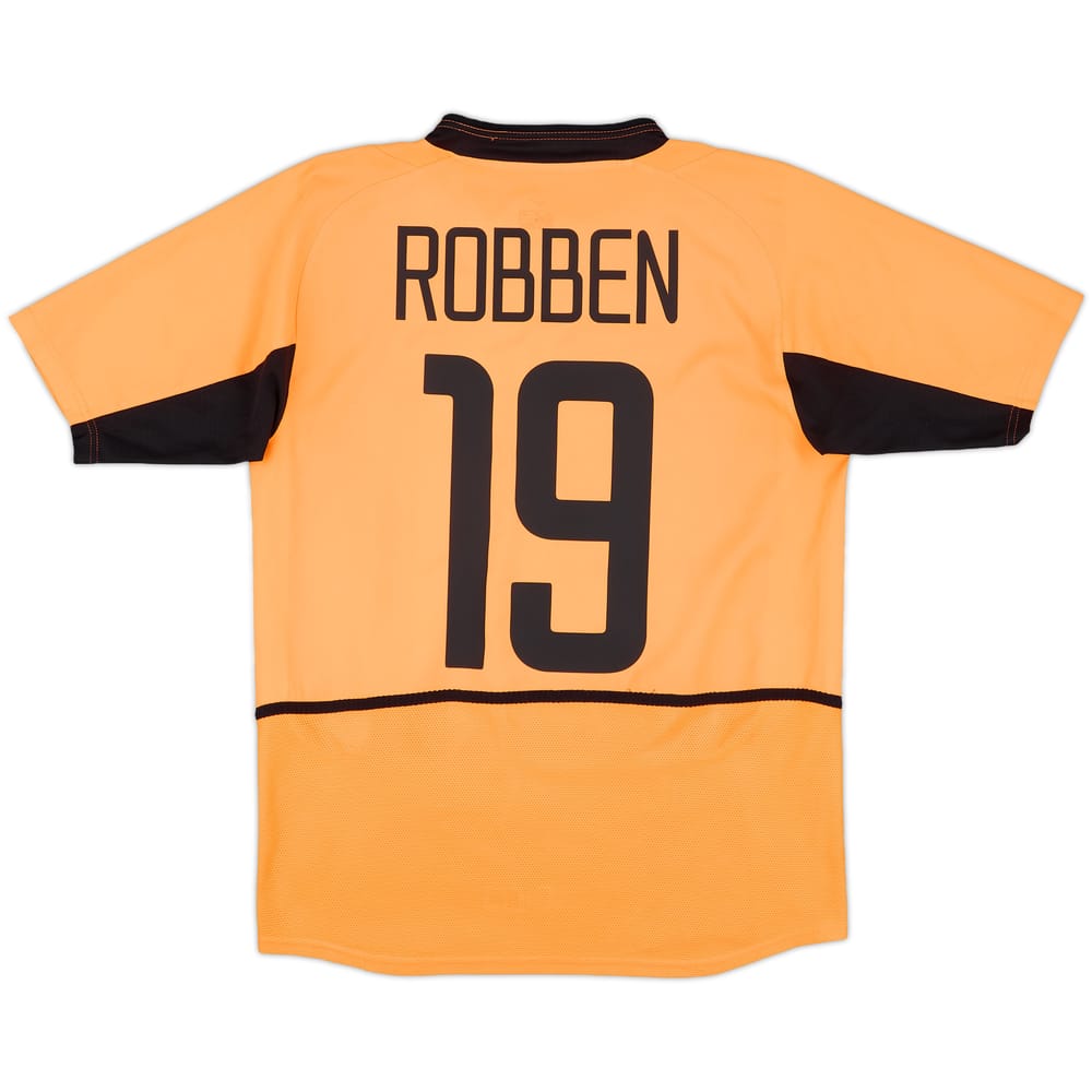 2002-04 Netherlands Home Shirt Robben #19 - 8/10 - (XL.Boys)