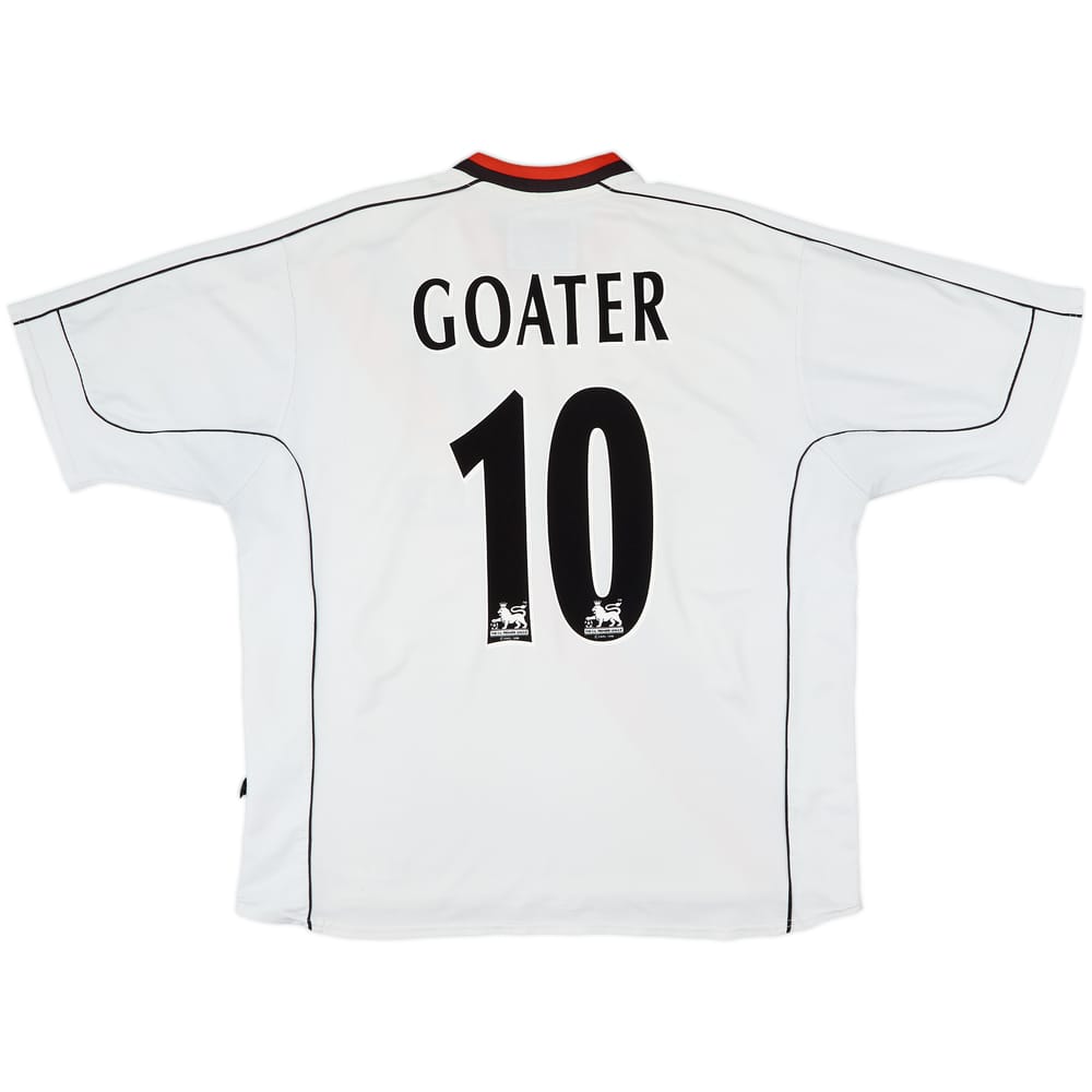 2002-03 Manchester City Away Shirt Goater #10 - 7/10 - (XL)