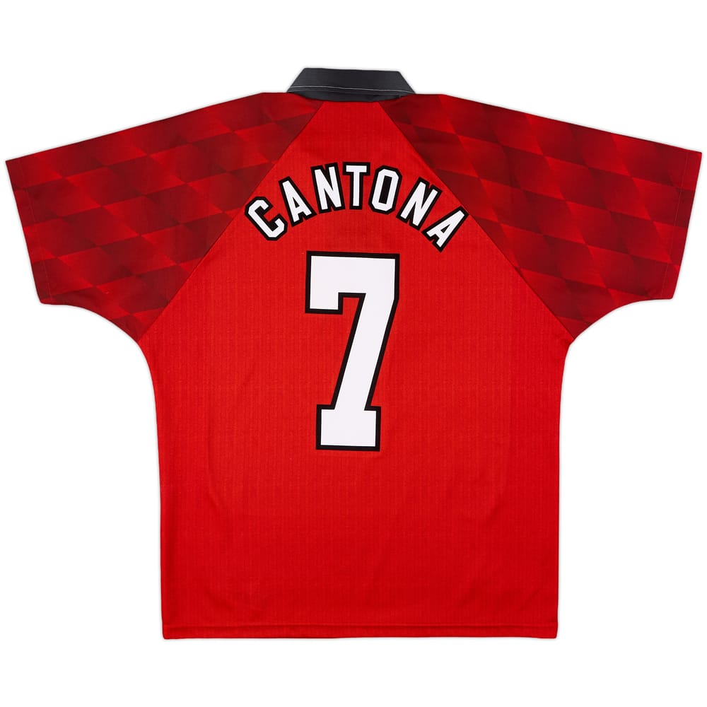 1996-98 Manchester United Home Shirt Cantona #7 - 9/10 - (M)