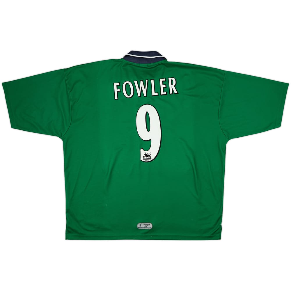 1999-00 Liverpool Away Shirt Fowler #9 - 7/10 - (XXL)
