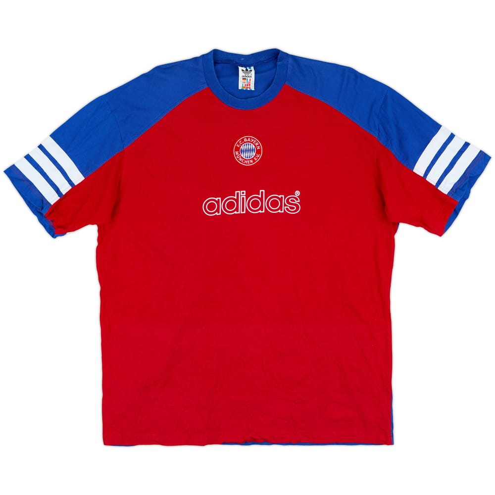 1995-96 Bayern Munich adidas Cotton Tee - 8/10 - (L)