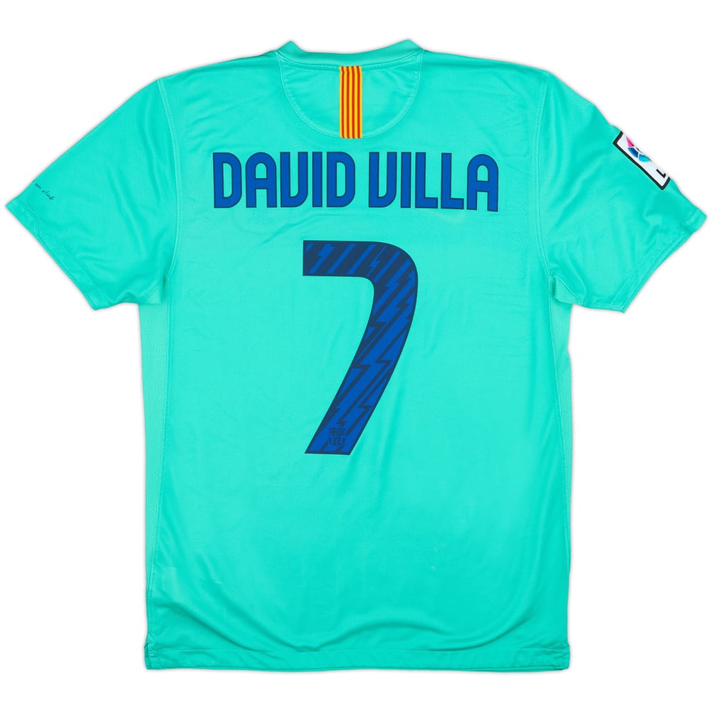 2010-11 Barcelona Away Shirt David Villa #7 - 8/10 - (M)
