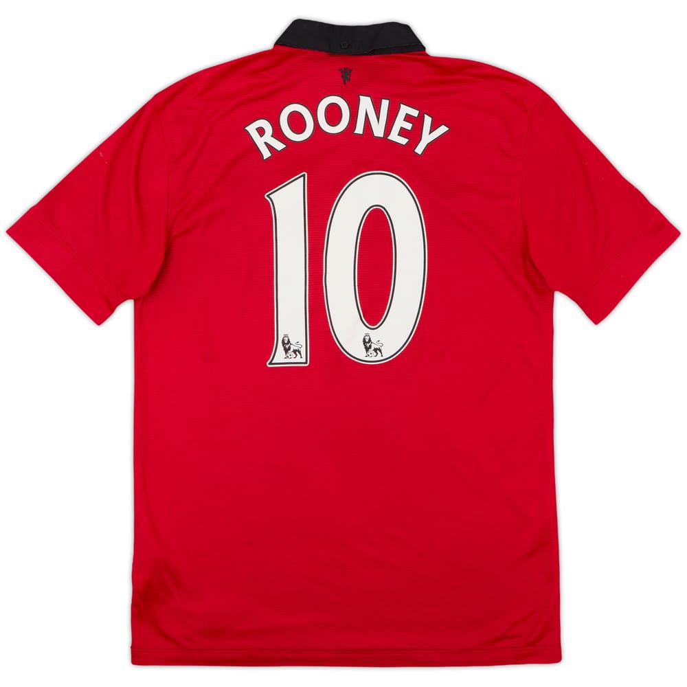 2013-14 Manchester United Home Shirt Rooney #10 - 7/10 - (M)