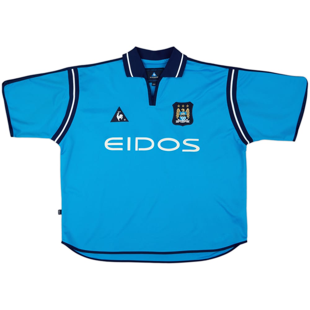 2001-02 Manchester City Home Shirt - 6/10 - (XL)