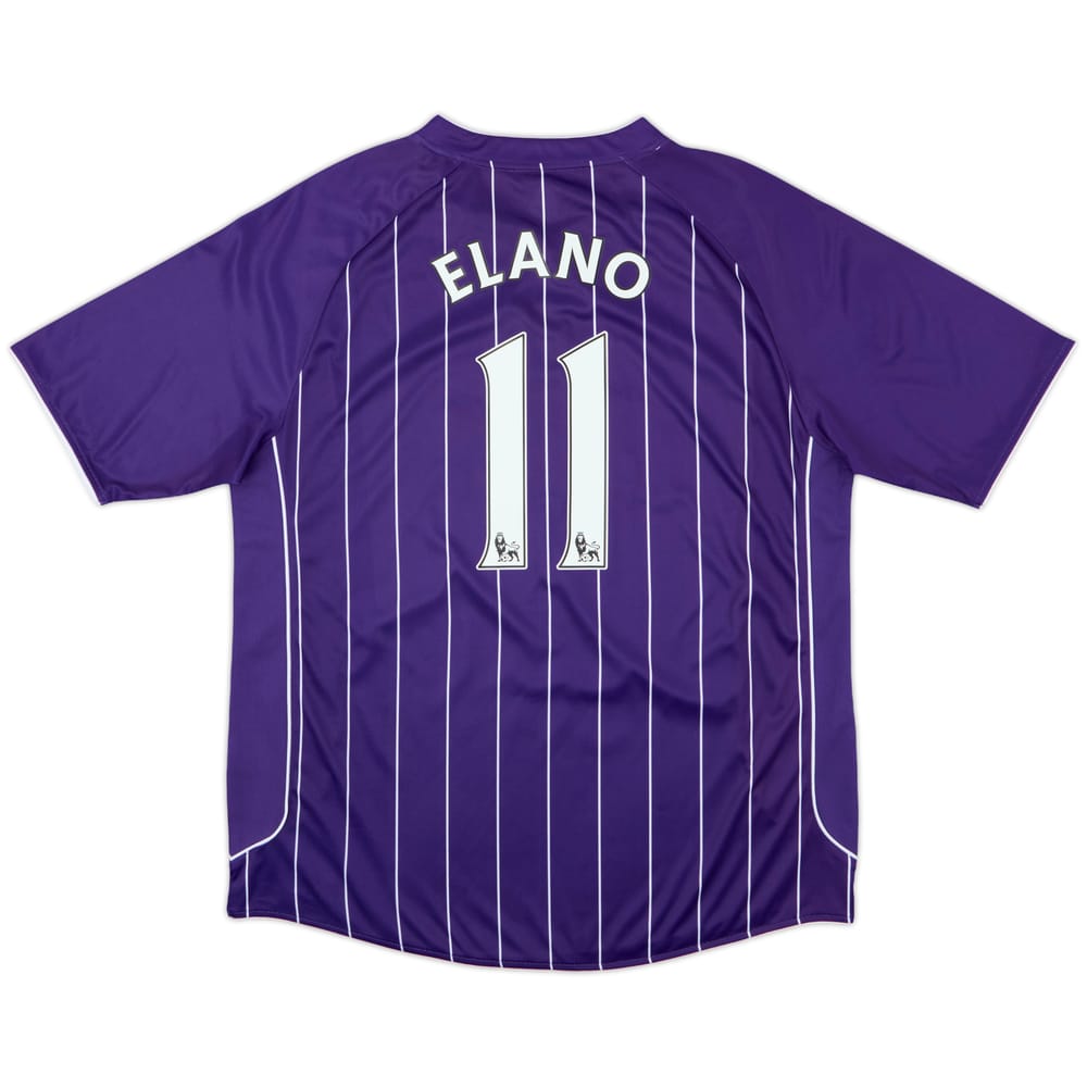 2007-08 Manchester City Away Shirt Elano #11 - 9/10 - (XL)