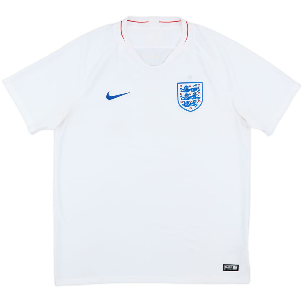 2018-19 England Home Shirt - 7/10 - (XL)