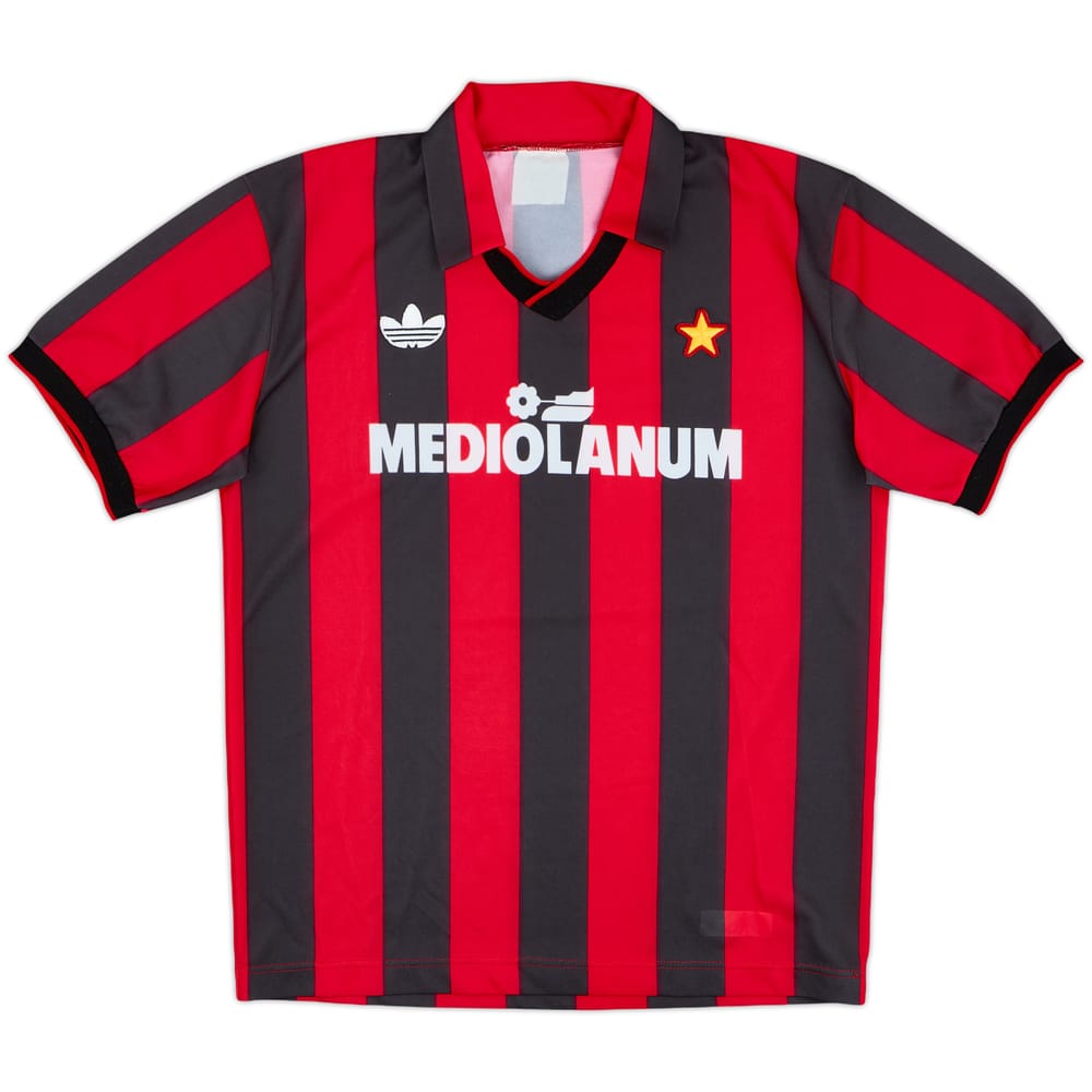 1990-91 AC Milan Home Shirt - 8/10 - (M)