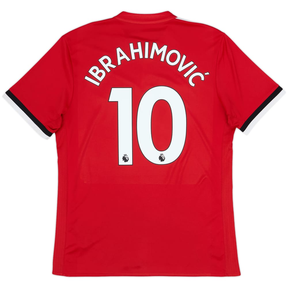 2017-18 Manchester United Home Shirt Ibrahimovic #10 - 6/10 - (L)