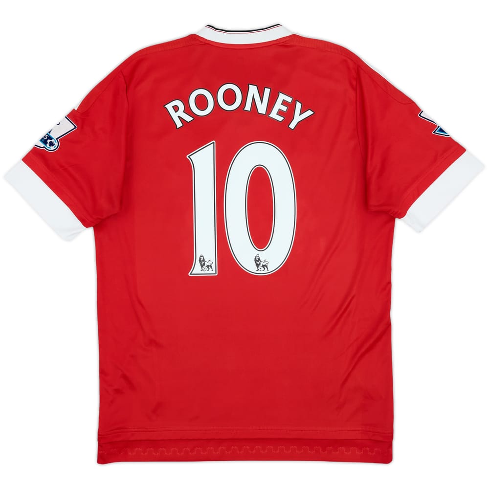 2015-16 Manchester United Home Shirt Rooney #10 - 6/10 - (M)