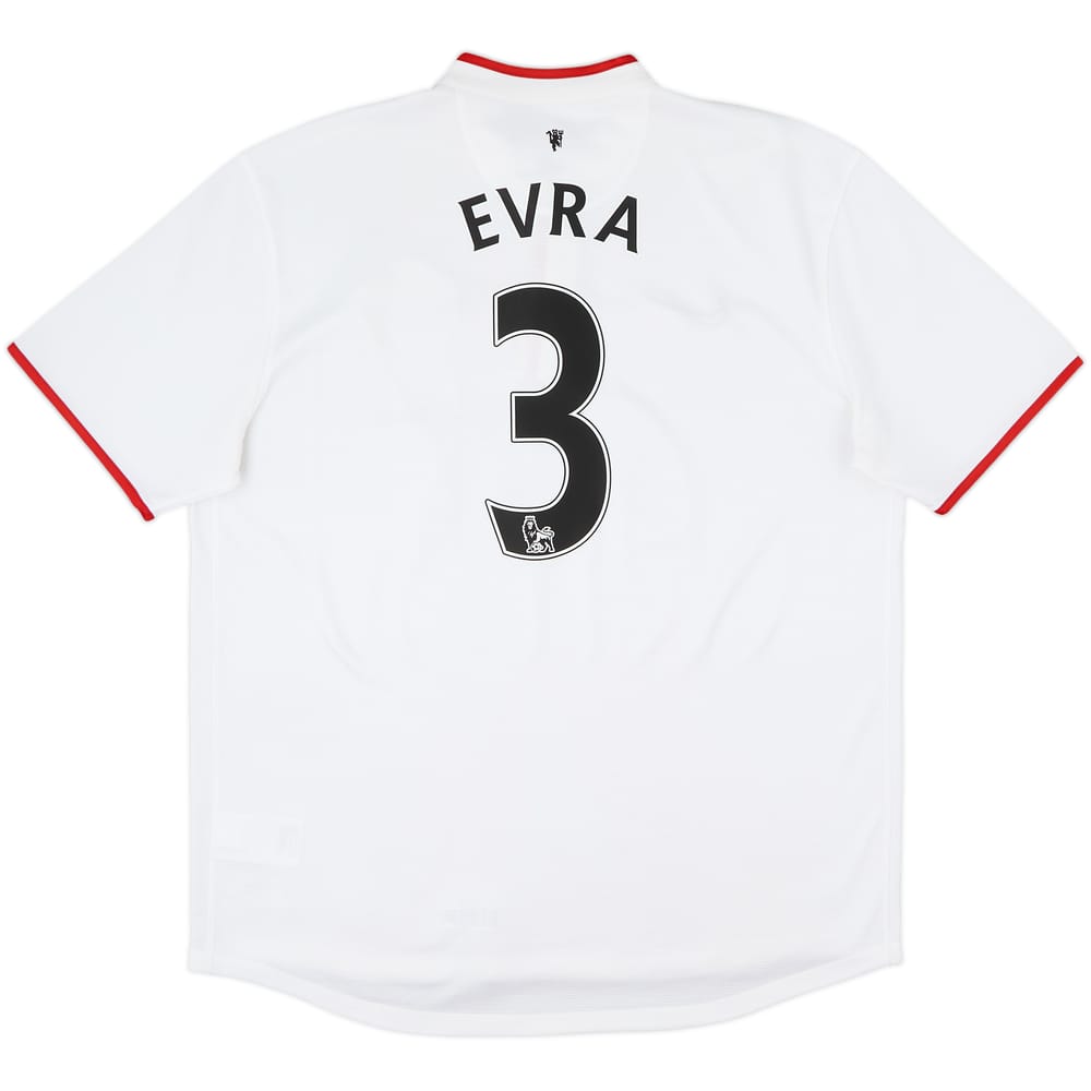 2012-14 Manchester United Away Shirt Evra #3 - 8/10 - (XL)