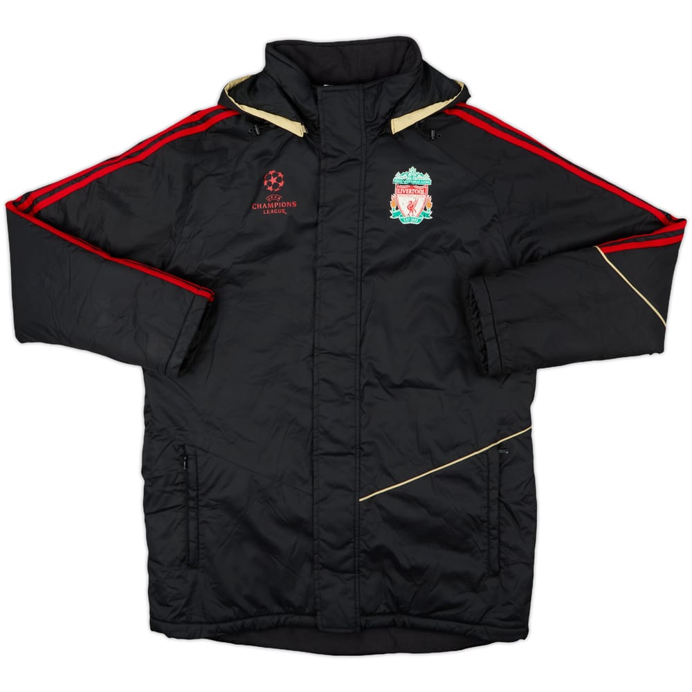 2008-09 Liverpool adidas Padded Bench Coat - 6/10 - (L)